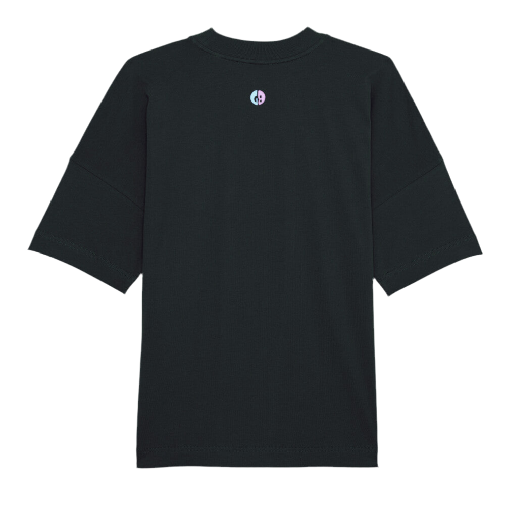 "SEASON ONE" Black Oversized Tee