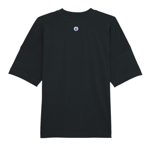 "SEASON ONE" Black Oversized Tee