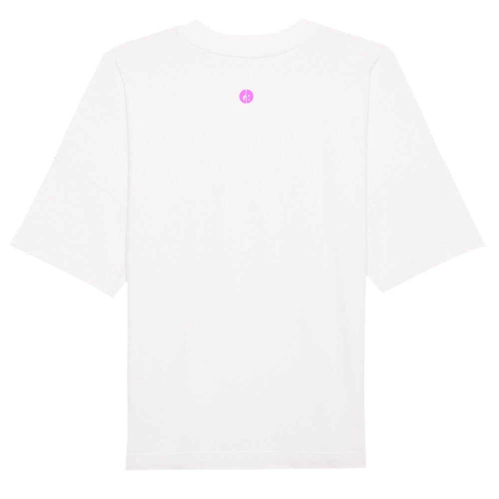 "pink cross" Oversized Tee