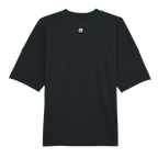 "purple eyes" Black Oversized Tee