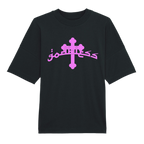"pink cross" Oversized Tee