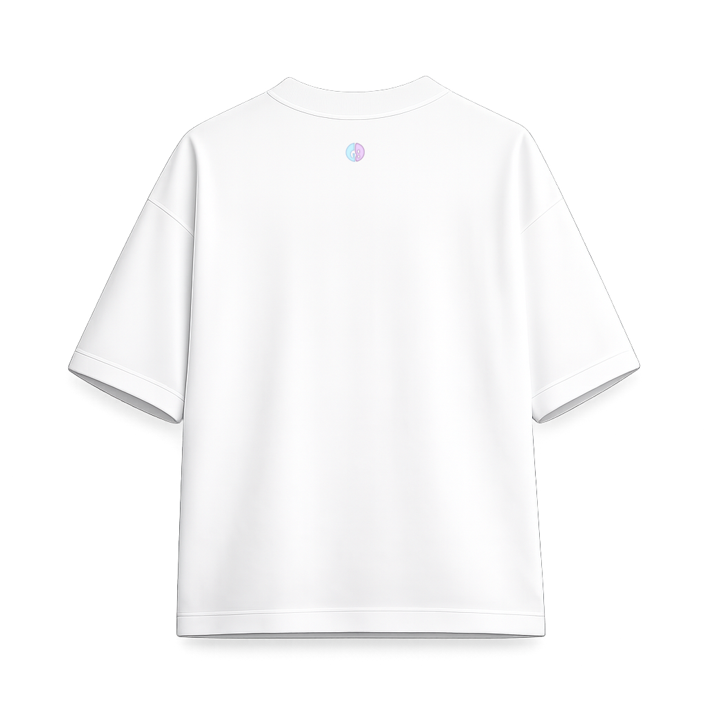 "SEASON ONE" White Oversized Tee