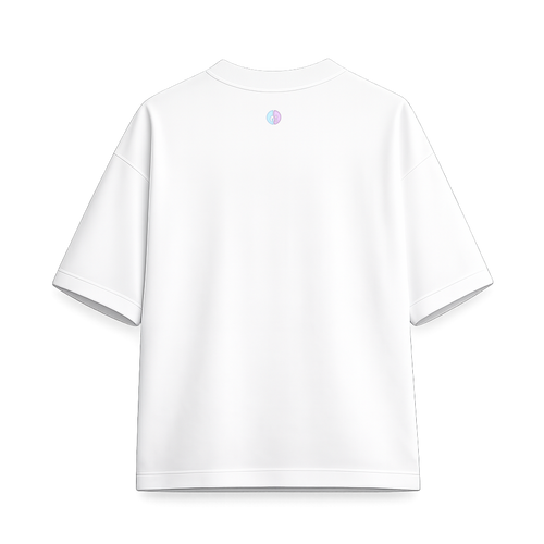 "SEASON ONE" White Oversized Tee