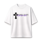 "SEASON ONE" White Oversized Tee