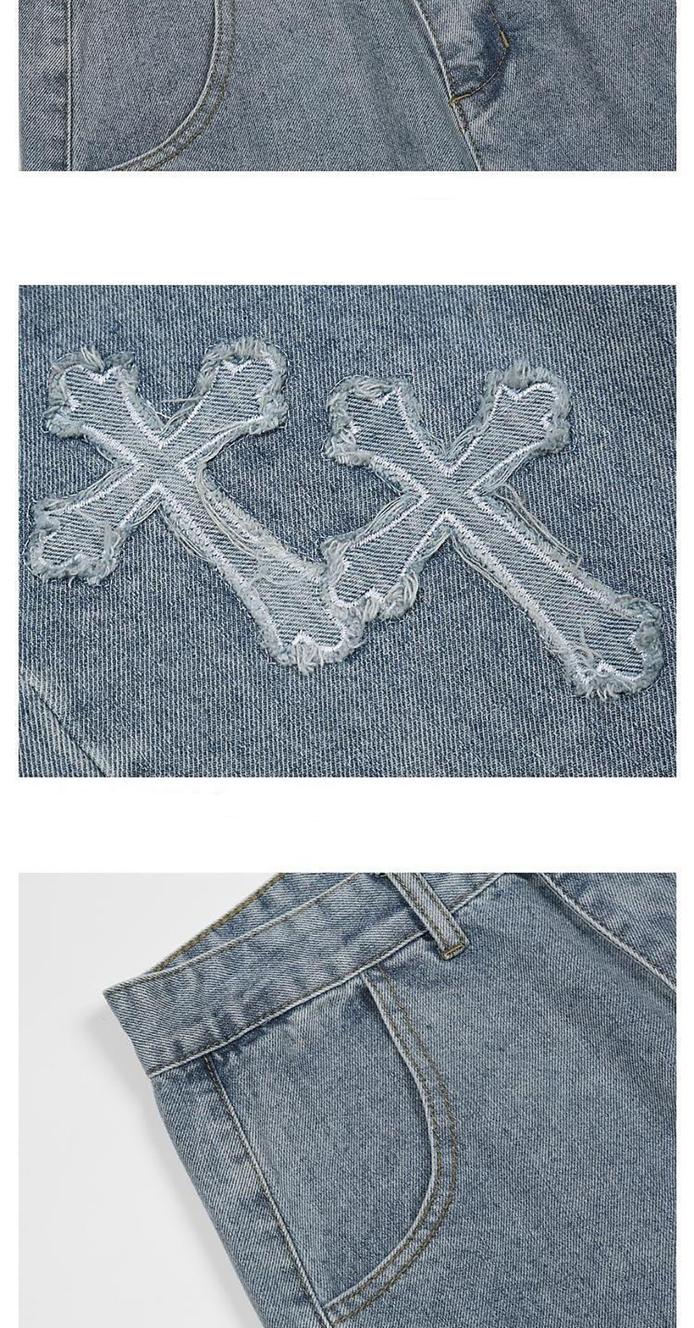 godbless "cross" Baggyjeans