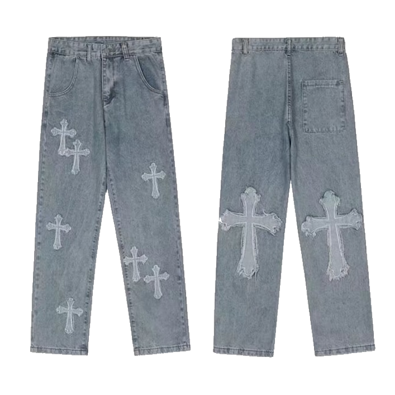 godbless "cross" Baggyjeans