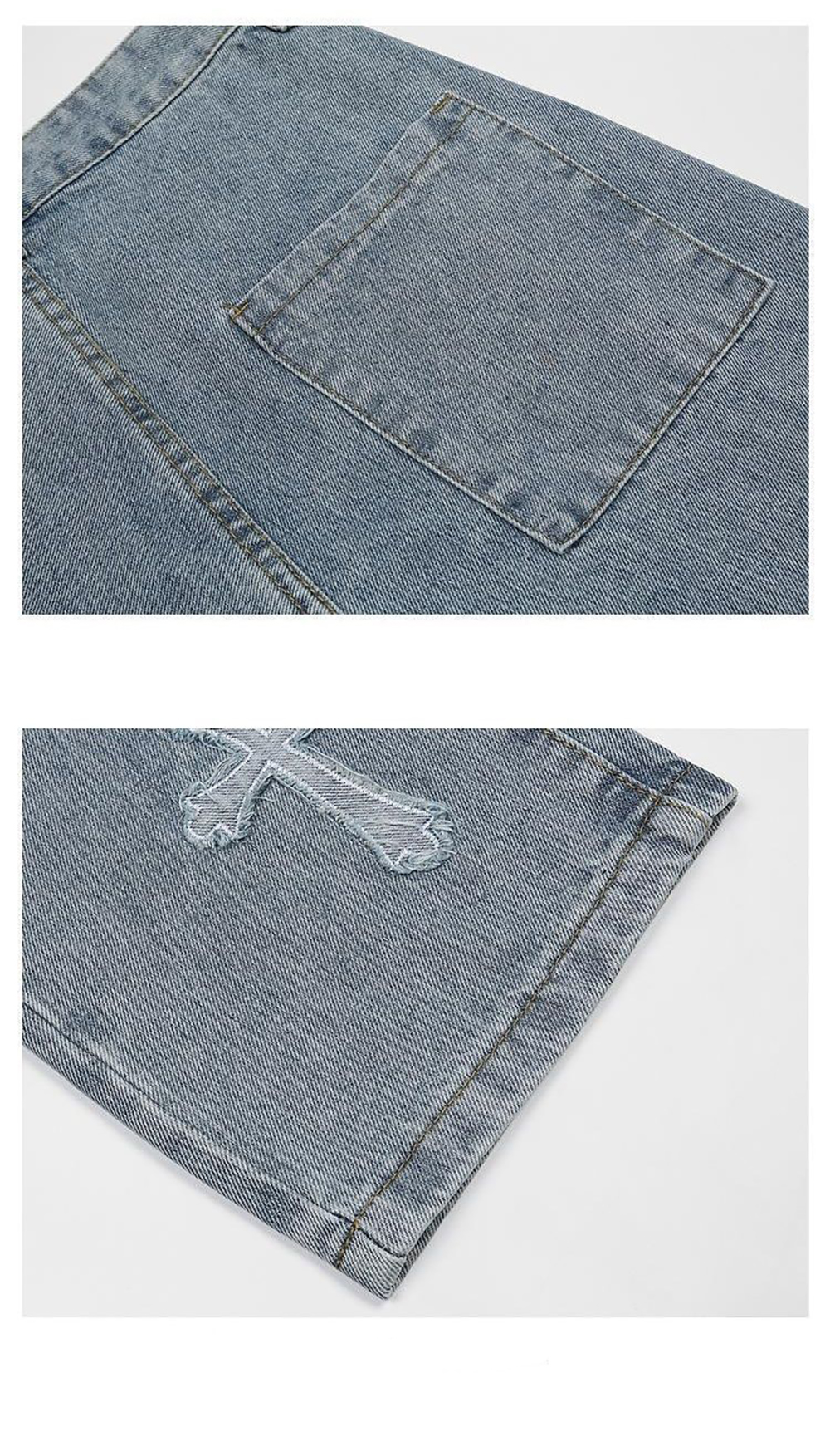 godbless "cross" Baggyjeans