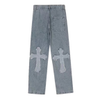 godbless "cross" Baggyjeans