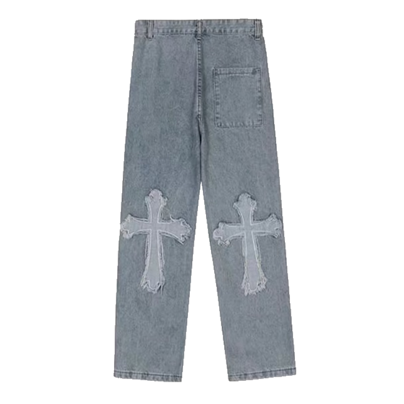 godbless "cross" Baggyjeans