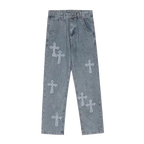 godbless "cross" Baggyjeans