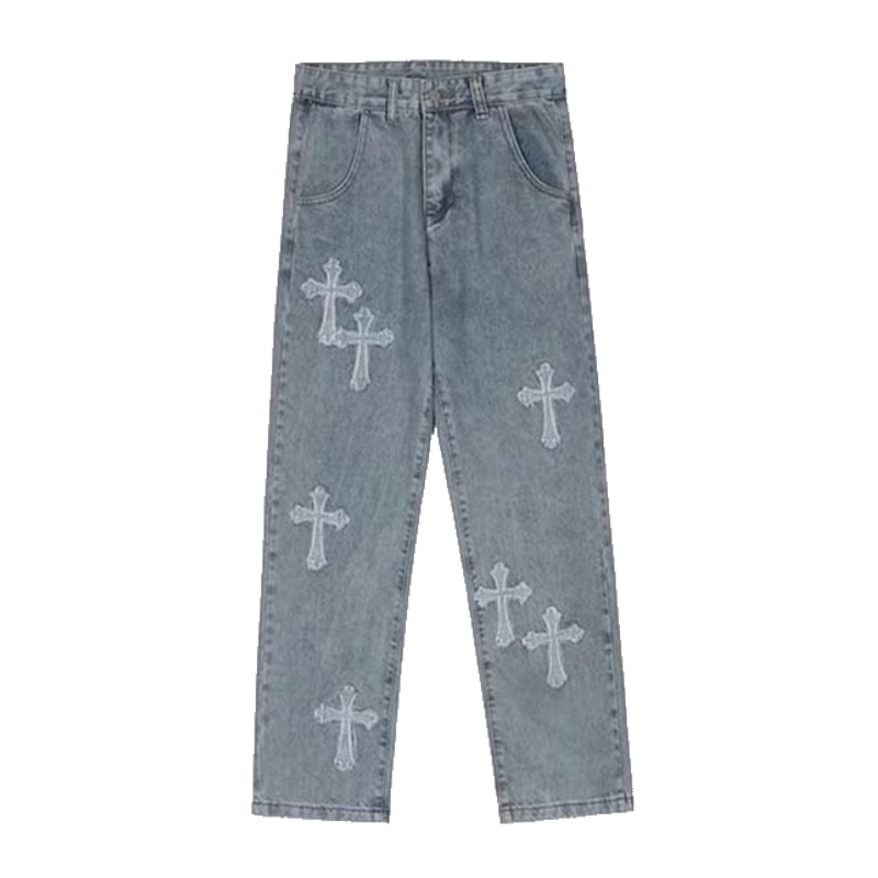 godbless "cross" Baggyjeans