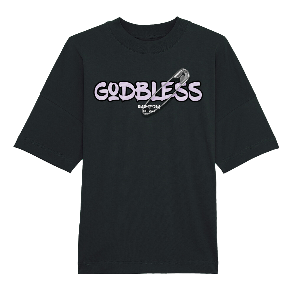 BLACK FRIDAY 24' "safety pin" Oversized Tee