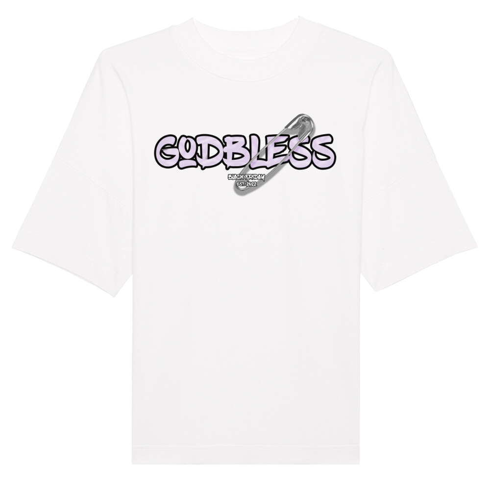 BLACK FRIDAY 24' "safety pin" Oversized Tee