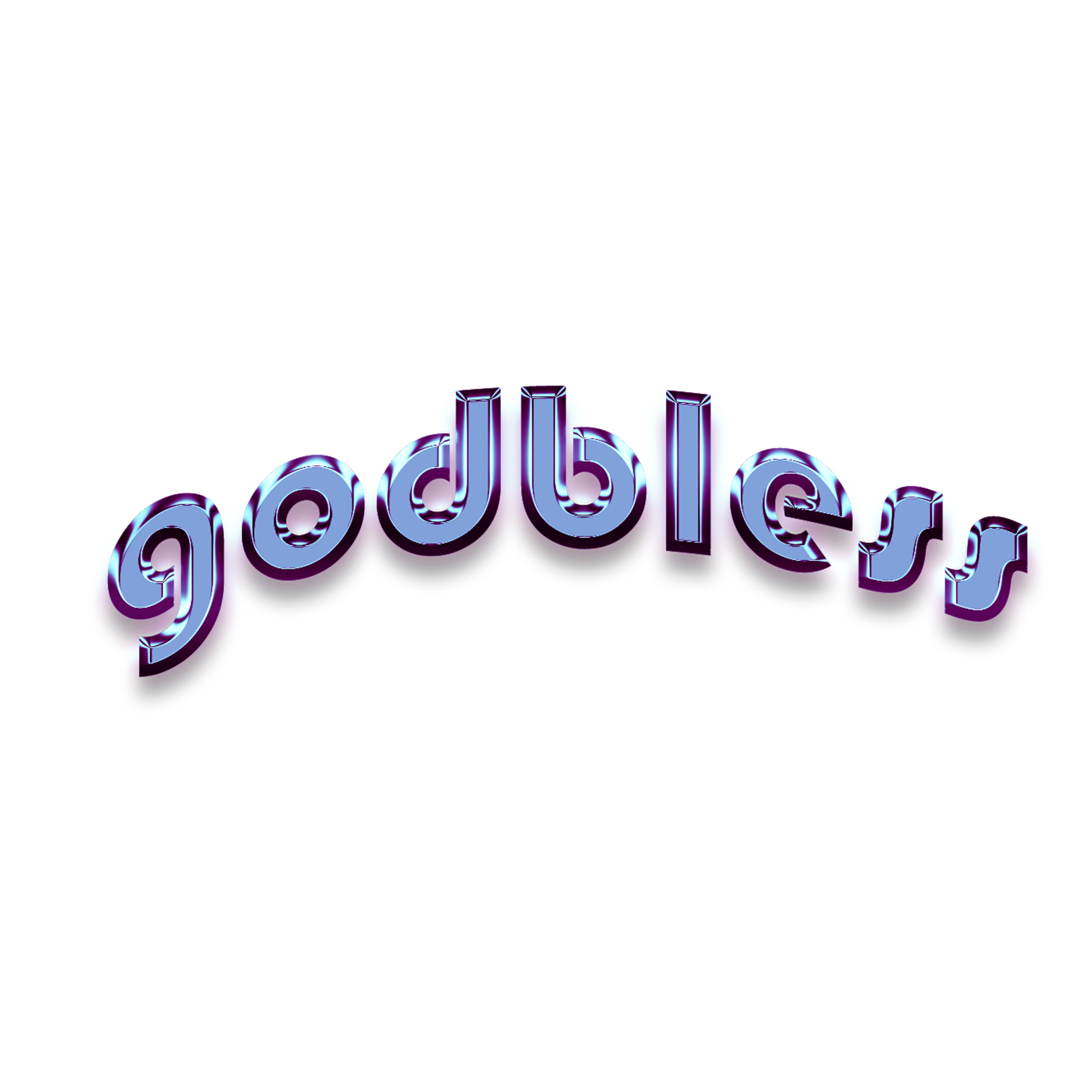 godbless LOGO Sticker